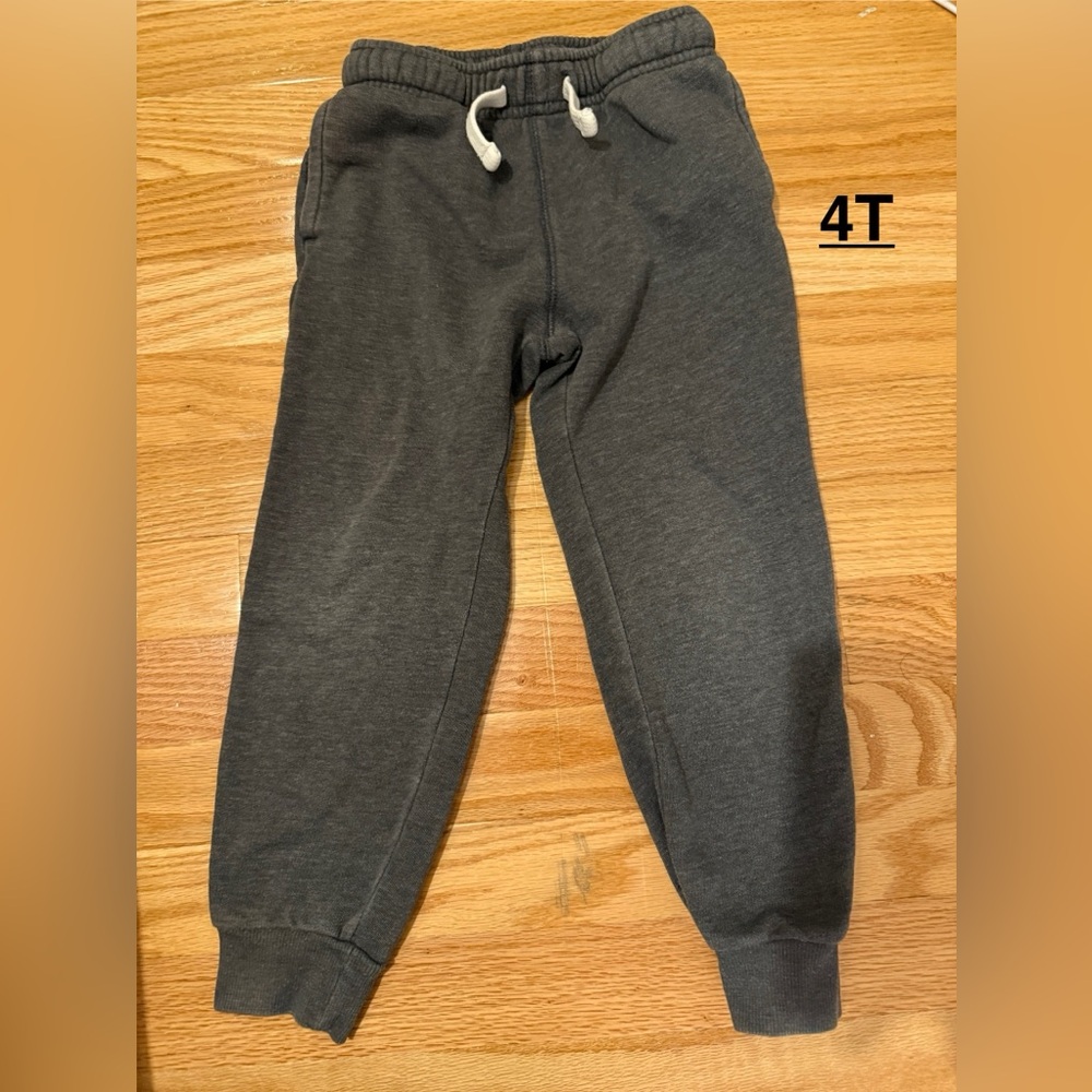 Gray Kids Jogger Pants